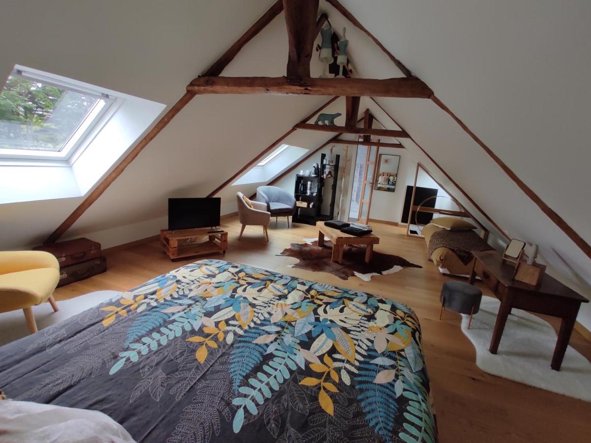 Bed and Breakfast Aux Trois Palmiers Сен-Бриё Экстерьер фото
